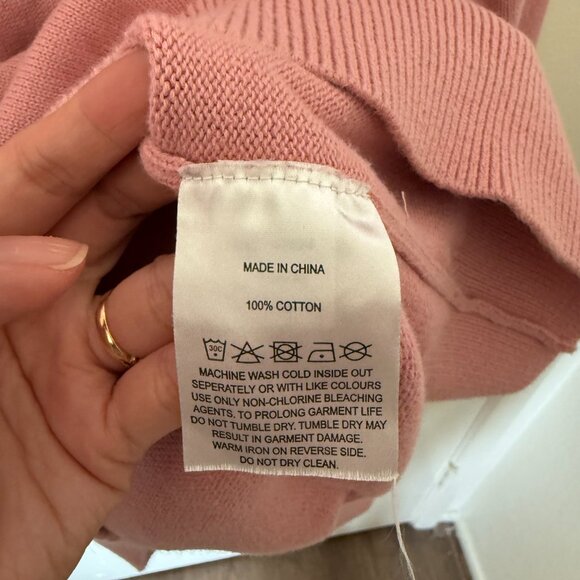 Barney Cools Motel Pink Cools Knit Sweater S - Picture 6 of 7